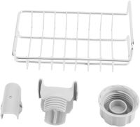 Adjustable Hanging Shelf for Storing Washcloths on the Mixer Helper XL-232, Hanging Kitchen Organizer Sink Holder, Shelf on the Faucet