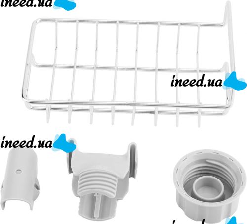 Adjustable Hanging Shelf for Storing Washcloths on the Mixer Helper XL-232, Hanging Kitchen Organizer Sink Holder, Shelf on the Faucet
