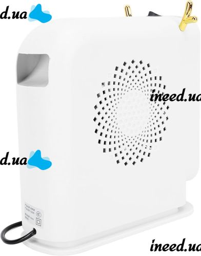 Outdoor Spiral Heater Fan Heater Voltronic JIEBO-N8 500W with Deer Horns, Portable Desktop Electric Heater Deer White
