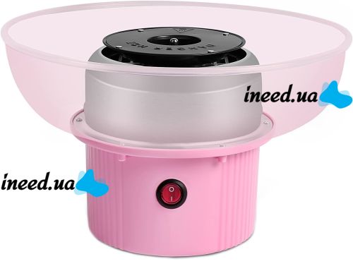Mini Cotton Candy Maker Cotton Candy Maker LY-102 Pink, Cotton Candy Machine 500W for Home Pink
