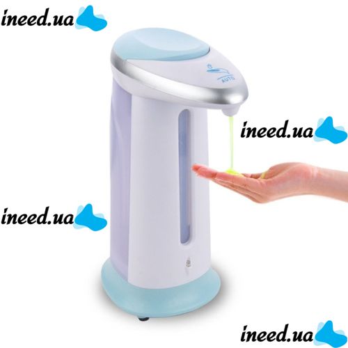 Automatic Touch Dispenser Soap Magic for Liquid Soap, Touch Soap Dish 300 ml Contactless Antiseptic Dispensary on Batteries White