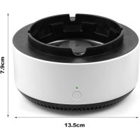Kayfovo Smokeless Ashtray Aroma 469-7 2-in-1 Smart Smokeless Ashtray with Air Purification Function to Filter Secondhand Smoke from Cigarettes