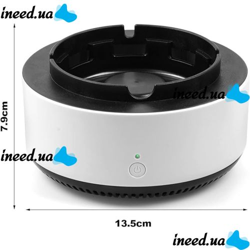 Kayfovo Smokeless Ashtray Aroma 469-7 2-in-1 Smart Smokeless Ashtray with Air Purification Function to Filter Secondhand Smoke from Cigarettes