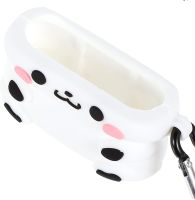 Захисний протиударний чохол Case 3D Cute Cow корівка для навушників Apple AirPods Pro 1, 2 силіконовий кейс Корівка з повним захистом і карабіном