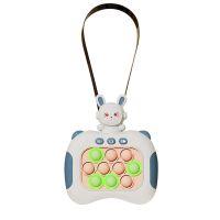 Дитяча іграшка головоломка Quick Pop It Baby Bunny Інтерактивна електронна приставка антистрес поп ІТ для зняття стресу на батарейках від 3-х років