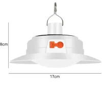 Універсальний підвісний ліхтар Solar Energy Lamp AM-001 з сонячною батареєю і гачком від USB, акумуляторна підвісна лампа для кемпінгу Ma-100