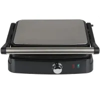 Electric Grill Opera OP-205 Pressure Cooker for Meat and Vegetables with Non-stick Coating 3200W, Multi-maker Sandwich Maker Compact Grill Silver