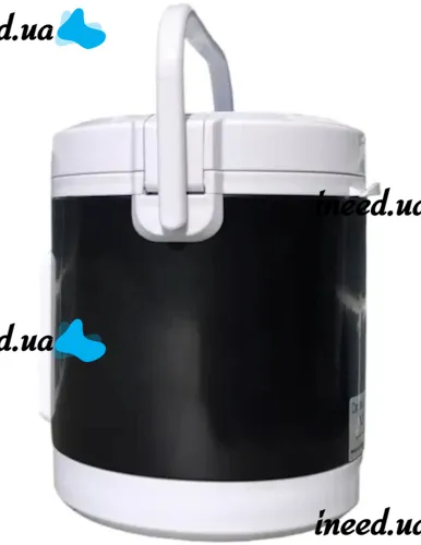 Автомобільна мультиварка пароварка Vehicle Rice Cooker AR-1601 1.2 літра 12V 24V від прикурювача, мультиповар з підігрівом 12В 24В для машини