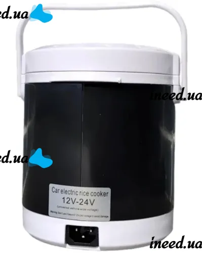 Автомобільна мультиварка пароварка Vehicle Rice Cooker AR-1601 1.2 літра 12V 24V від прикурювача, мультиповар з підігрівом 12В 24В для машини