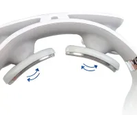 Electric Pulse Muscle Stimulator Neck Massager Smart Neck Massage MD-066 with USB 1200 mAh, Multifunctional Electric Muscle Massager MD-061