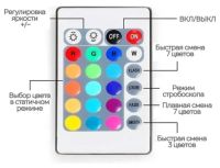 Комплект Світлодіодна LED стрічка 3528 RGB всі кольори 12V кольорова 5м пульт блок, різнобарвна в силіконі SMD2835 багатобарвна світлодіодної стрічки