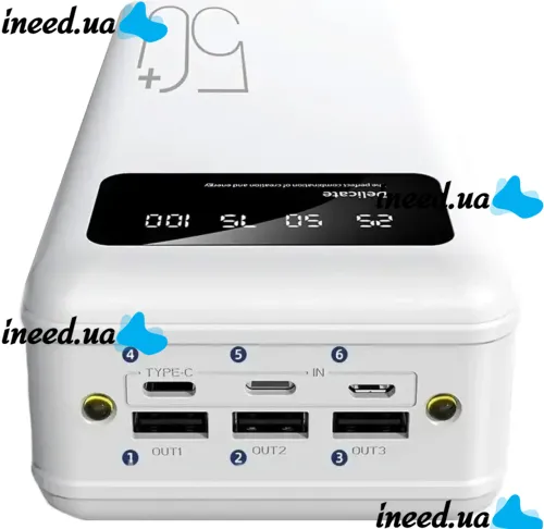 Charger UMB Power Bank Viaking 50000 mAh smart-quality N7 3USB with Flashlight , Portable Battery Powerbank External Battery YM-500