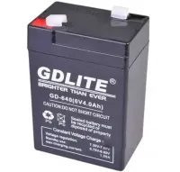 Универсальный свинцово-кислотый аккумулятор GDLITE GD-640 6V 4Ah для весов и фонарей, Аккумуляторная батарея GDLiting 6В 4Ач для бесперебойника
