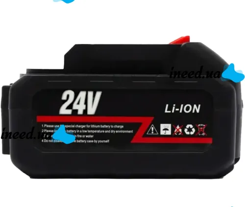 Аккумуляторная цепная мини пила Supretto Mini Electric Chain Saw 24V 550W для обрезки деревьев и распила дров, мини пила, электропила на аккумуляторе