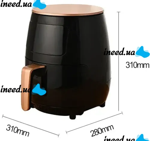 Oil-free Air Fryer Multi-oven Air Fryer Su Tai ST-505 6L for Cooking 2400W Oil-free Fryer with Air Grill Function S18