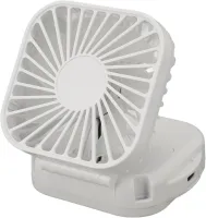 Folding Cordless Holding Fan YH-6 3 speeds with neck strap, Cordless USB Cordless Handheld Cooler YH6 White