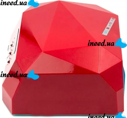 УФ лампа Beauty nail Diamond D-058 CCF + LED 36W для манікюру і педикюру гібридна лампа для сушіння нігтів, гель лаку 36Вт з таймером рожева