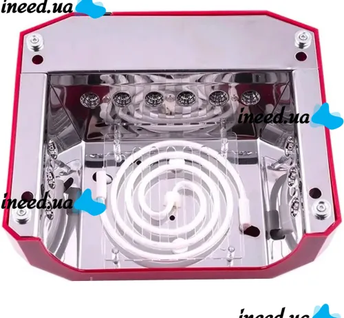 УФ лампа Beauty nail Diamond D-058 CCF + LED 36W для манікюру і педикюру гібридна лампа для сушіння нігтів, гель лаку 36Вт з таймером рожева