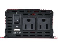 Автомобильный инвертор UKC 12V-220V 1000W KC-1000D авто преобразователь напряжения тока с LCD дисплеем от прикуривателя, аккумулятора с экраном