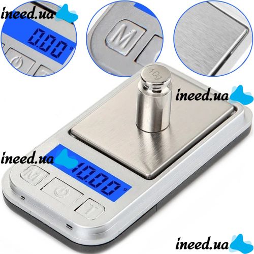 Mini Pocket Jewelry Electronic Scales 0.1-200 g NEW 398i with LCD Display, Portable Compact Digital Scales with Backlight and Case 7.2X4.1 cm