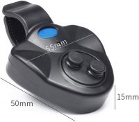 Fishing Bite Alarm AND385 Electronic Fishing Rod Bite Indicator, Buzzer Clothespin with Light and Sound on Batteries for Fishing