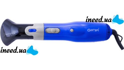 Hair dryer comb for drying hair Gemei GM-4833 10 in 1 styler brush brush, set for styling and curling, multi-styler with replaceable nozzles 1000W