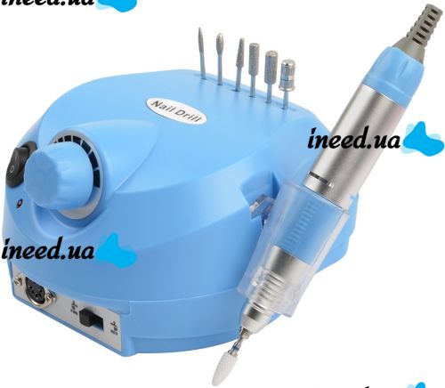 Фрезер для манікюру і педикюру Beauty Nail Dm - 202 35000 об/хв апарат для обробки нігтів з насадками 6 в 1 манікюрний апаратний набір з фрезами