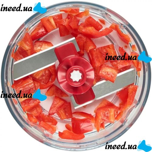Ручний міні подрібнювач для овочів Mini Chopper механічний кухонний чоппер, блендер овочерізка для подрібнення продуктів овочів фруктів і часнику