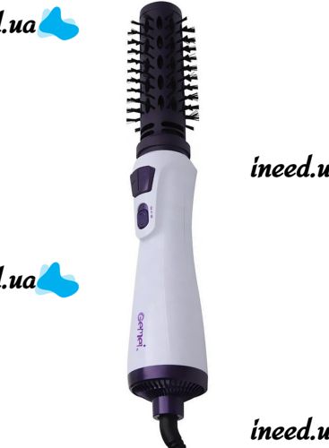 Hair Dryer Comb for drying hair Gemei GM-4826 1000W Rotating Hair Dryer styler, brush comb, multi-styler for styling, curling and curls Geemy