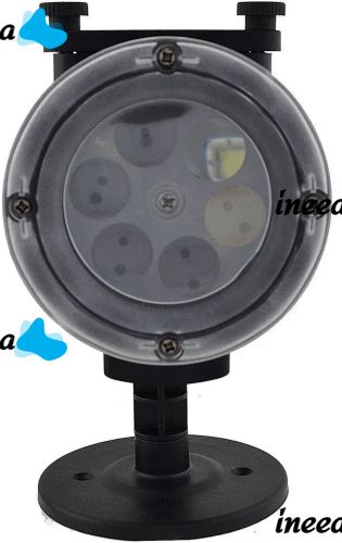 Уличный лазерный проектор Led Change Card Garden Projector PJ-518 на 12 картриджей RGB изображений, новогодний светодиодный диско прожектор с пультом