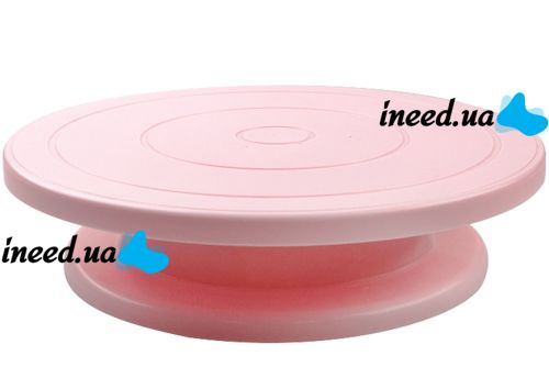 Обертається підставка Cake Turntable для виготовлення та декорування торта 28 см Тортівниця, поворотний стіл піднос для прикраси торта 360 градусів