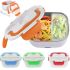 Electric Lunch Box Electric lunch heater box with 220v heating for 2 compartments, Food thermo food container