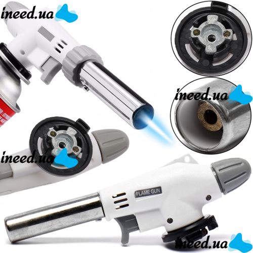Portable Gas Burner with Piezo Ignition Flame Gun 920 Travel Spray Torch, Manual Gas Soldering Iron with Automatic Piezo Ignition