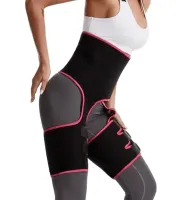 Corrective Belt Retainer Adjustable One Piece Waist Band JN-79 for Weight Loss and Waist Correction, Fat Burning Corset for Sports Black