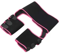 Corrective Belt Retainer Adjustable One Piece Waist Band JN-79 for Weight Loss and Waist Correction, Fat Burning Corset for Sports Black