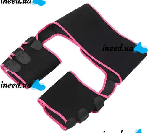 Corrective Belt Retainer Adjustable One Piece Waist Band JN-79 for Weight Loss and Waist Correction, Fat Burning Corset for Sports Black