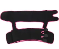 Corrective Belt Retainer Adjustable One Piece Waist Band JN-79 for Weight Loss and Waist Correction, Fat Burning Corset for Sports Black