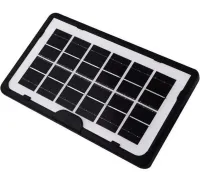 Автономная солнечная зарядная станция Solar GDlite GD-105 Power Bank с солнечной панелью и 3 LED лампочки, Прожектор фонарь с функцией повербанка