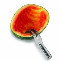 Ніж для чищення і нарізування кавуна і дині часточками Angurello Genietti Watermelon Slicer, Слайсер для фігурної нарізки кавунів 24.5 см, Кавурезка