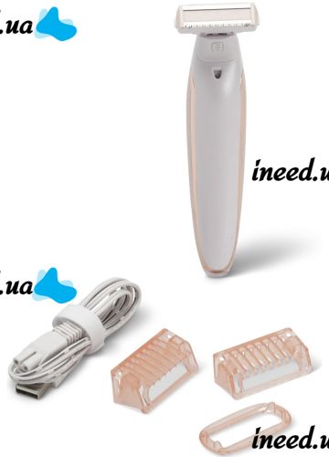 Electric Shaver Trimmer New Flawless Body Women's Rechargeable Body Hair Removal Razor, Wireless Epilator with Nozzles and Backlight