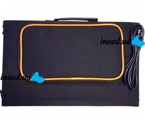 Складна портативна сонячна панель GD-ZD1845 45W 17.8 V на 3 секції з USB для зарядки телефону, Водонепроникна гнучка батарея 45Вт для кемпінгу