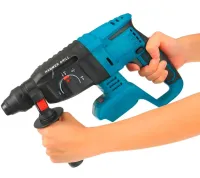 Строительный аккумуляторный перфоратор Makita DHR330Z 36V 4Ah 2 аккумулятора, Беспроводной электроперфоратор Макита для сверления с ударом в кейсе