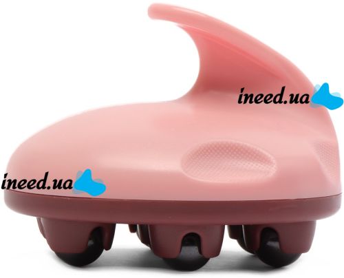 Роликовий антицелюлітний масажер для тіла Body Shape портативний ручний міні-ролер 7 кульок, універсальний масажний кульковий ролик від целюліту
