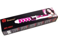 Spiral curling iron for hair styling Domotec MS-4901 device for curls and waves 19 mm cone curling tongs Nova NHC-8558