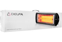 Інфрачервоний електричний обігрівач Delfa HI 2123 кварцовий підлоговий електрообігрівач зі штативом стійкою 2500W настінний УФО для дому 