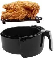 Безмаслянная аэрофритюрница мультипечь Air Fryer Extra Large Capacity ZP-085 7.5л 3200W с регулировкой температуры, Фритюрница с функцией аэрогриля