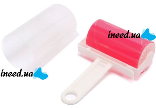 Sticky Roller for Cleaning Clothes and Furniture Roll Furr MS-1054 Reusable Washable Silicone Roller Velcro with Wool Removal Case Lint Remover