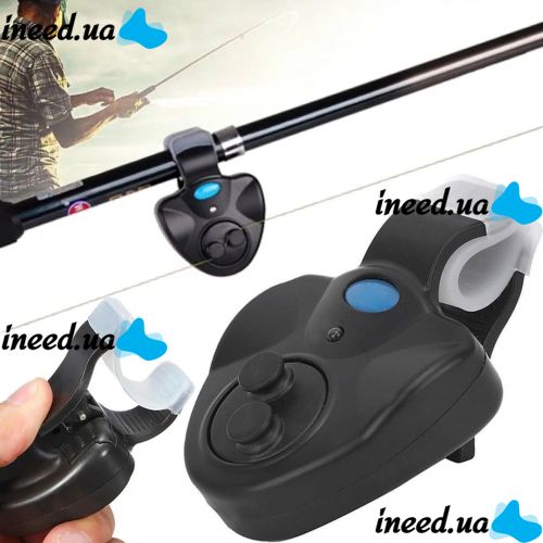 Fishing Bite Alarm AND385 Electronic Fishing Rod Bite Indicator, Buzzer Clothespin with Light and Sound on Batteries for Fishing