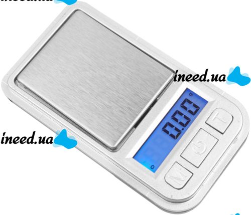 Mini Pocket Jewelry Electronic Scales 0.1-200 g NEW 398i with LCD Display, Portable Compact Digital Scales with Backlight and Case 7.2X4.1 cm