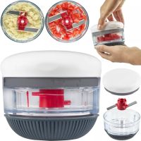 Ручний міні подрібнювач для овочів Mini Chopper механічний кухонний чоппер, блендер овочерізка для подрібнення продуктів овочів фруктів і часнику